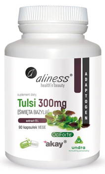 ALINESS TULSI (ŚWIĘTA BAZYLIA) extract 5% 300mg  x 90 Vege caps